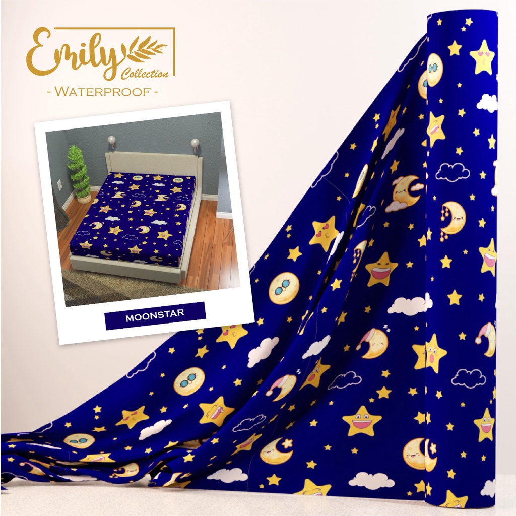 Sprei Waterproof Motif Karakter Dewasa Minimalis 