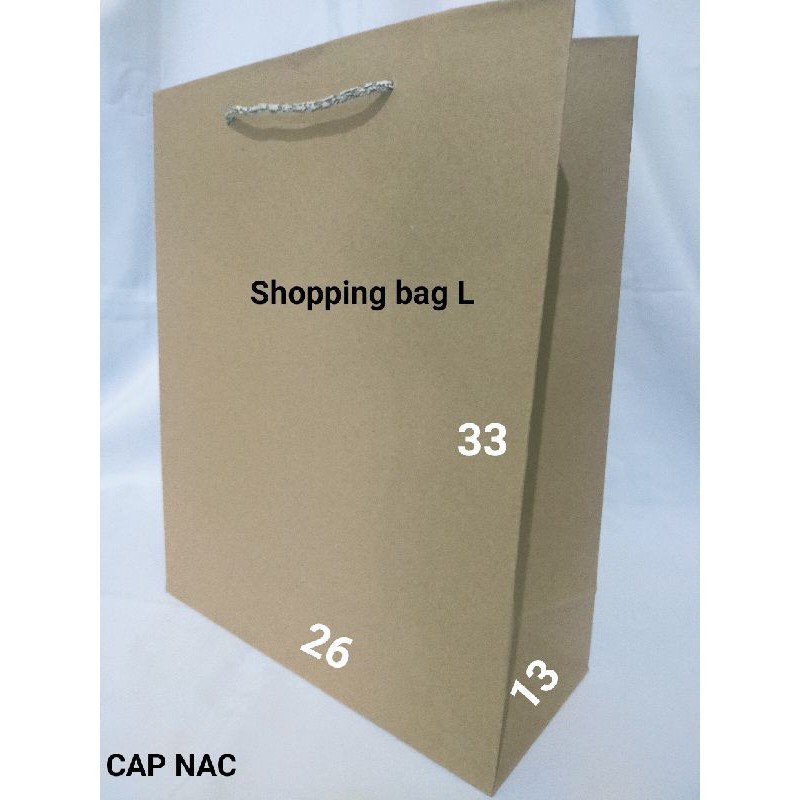 

Paper bag Polos Ukuran 26×33, Tas kertas, Goodie bag polos