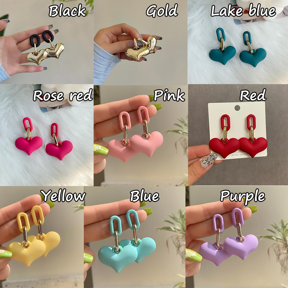 Lily Drop Earrings Pesta Untuk Wanita Perhiasan Fashion Korea Manis