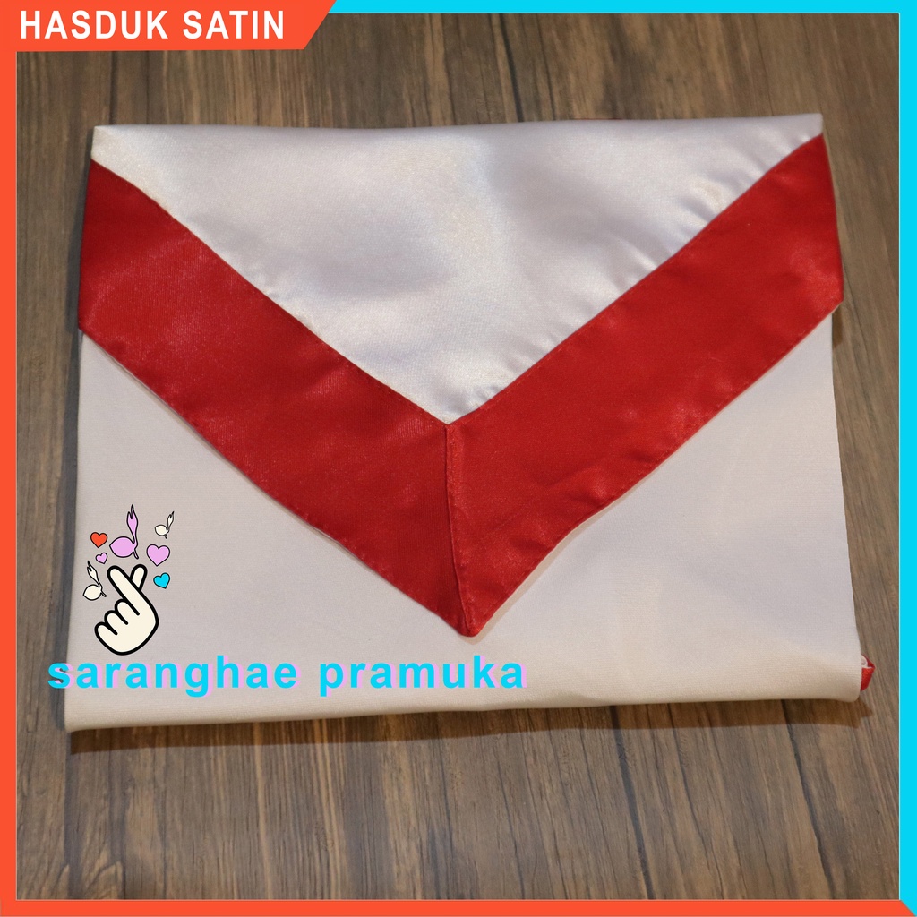 Hasduk Satin Kacu Setangan Leher Pramuka Saten