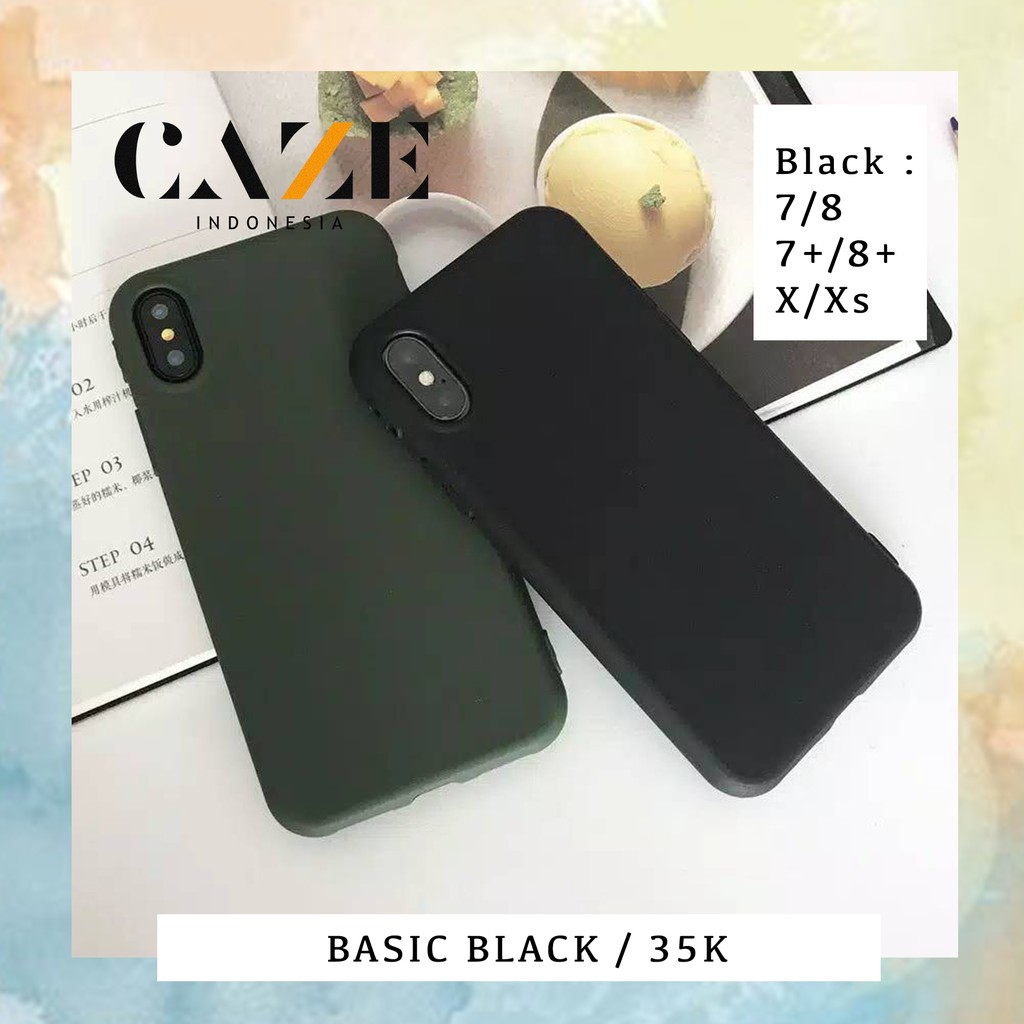 SOFT CASE IPHONE BASIC BLACK