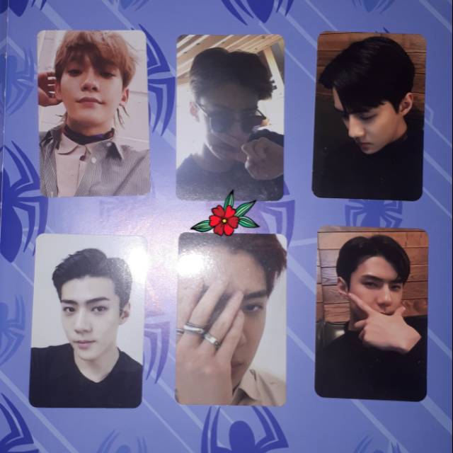 Exo Sehun & Chen Photocard album, ace welcome kit official✔