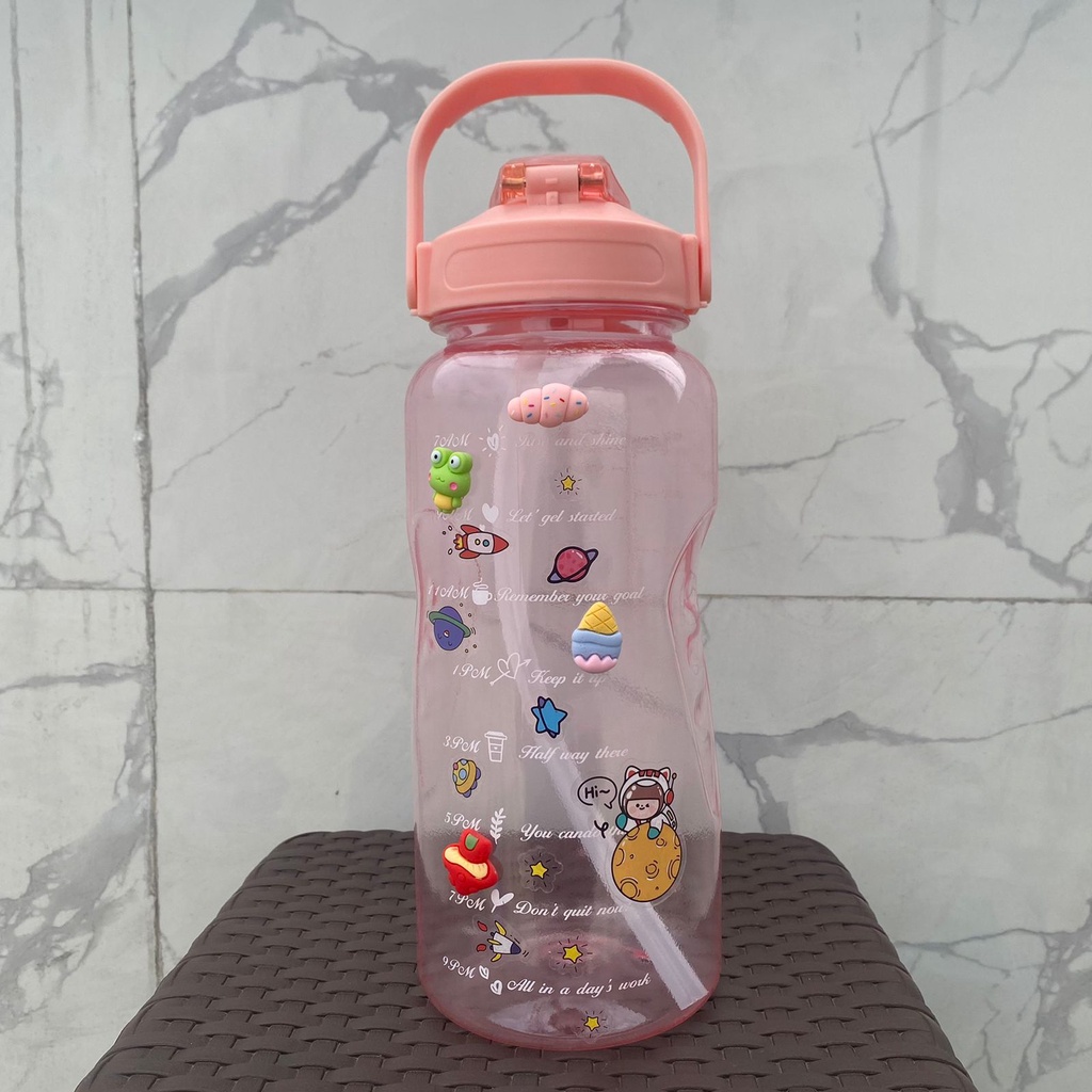 BOTOL VIRAL 2L BENING FREE STIKER 3D&amp;2D