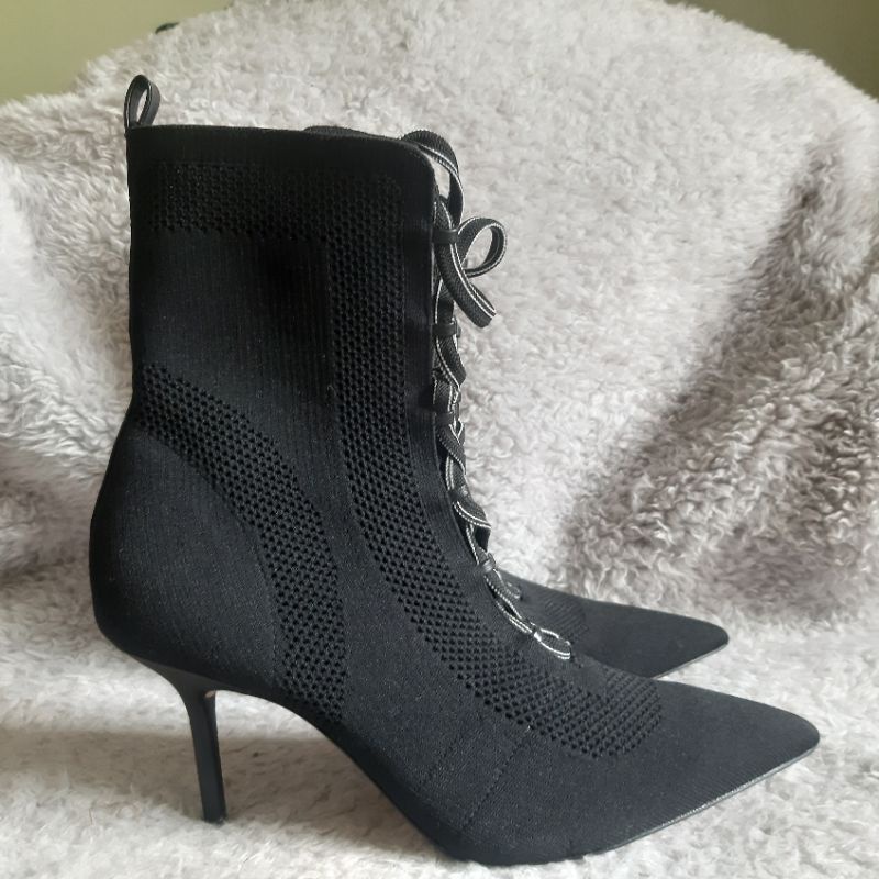 Sepatu Boots Heels Zara Woman Original Baru Asli