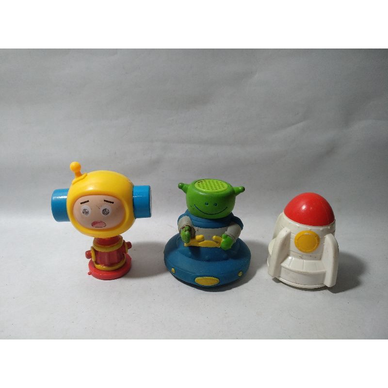 Robot Astronot Alien UFO Space Ship Astronaut Spaceship ELC Fun Funny Kids Toddler Vintage Jadul Ret