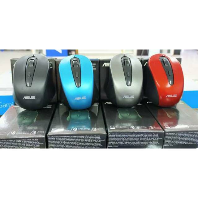 MOUSE WIRELESS BRANDED MODEL ASUS/ TANPA KABEL HITAM