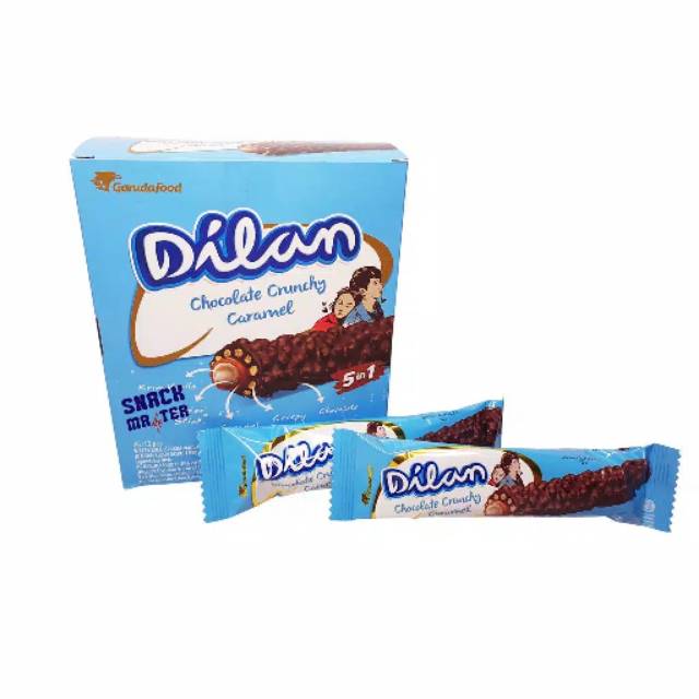 

Dilan Chocolate Crunchy Caramel - Netto 12 bks x 24 gr