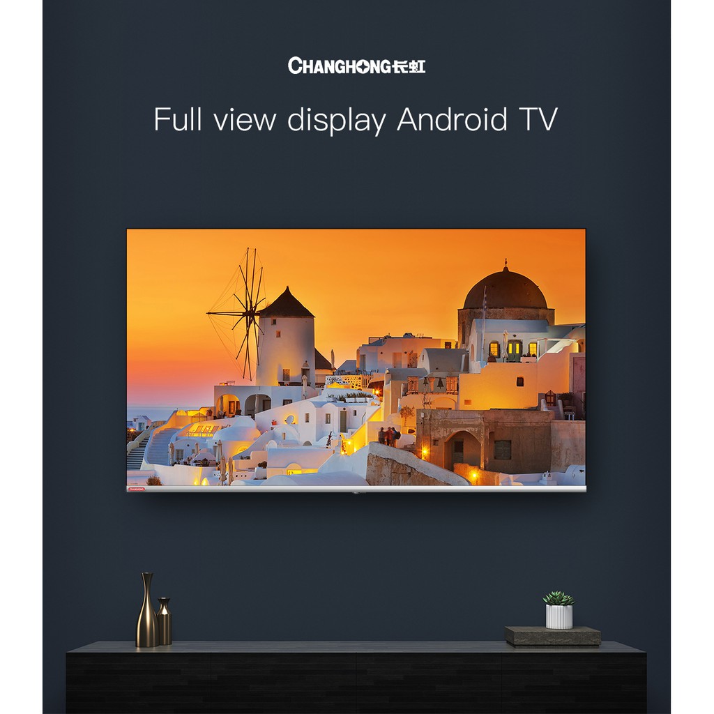 Changhong 32 Inch borderless Netflix TV Google certified Android 9.0 Smart TV LED TV L32H7