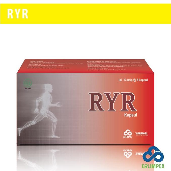 RYR Red Yeast Rice / Angkak Merah 30 Kapsul