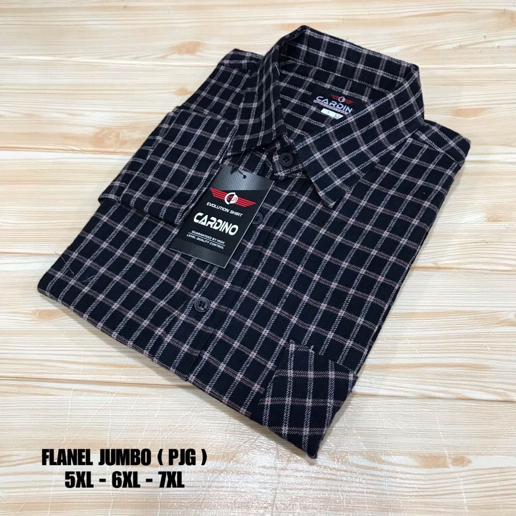 KEMEJA FLANEL PRIA PREMIUM DISTRO JUMBO BIG SIZE [BISA COD] flanel jumbo XXL XXXL XXXXL lengan panjang pria/ import motif ter baru distro