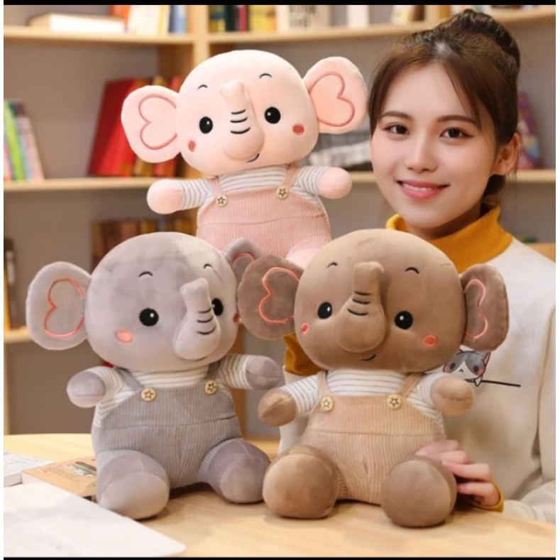 Boneka Gajah Miniso Lucu Imut 40 cm