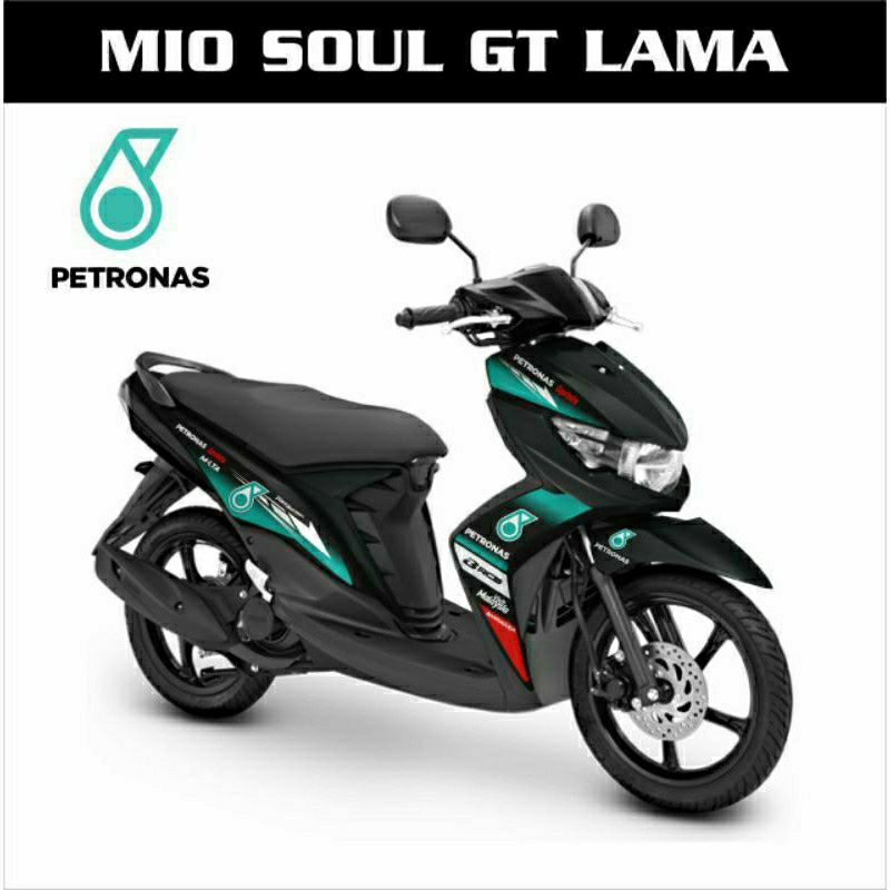 STIKER MOTOR MIO SOUL GT LAMA MOTIF PETRONAS