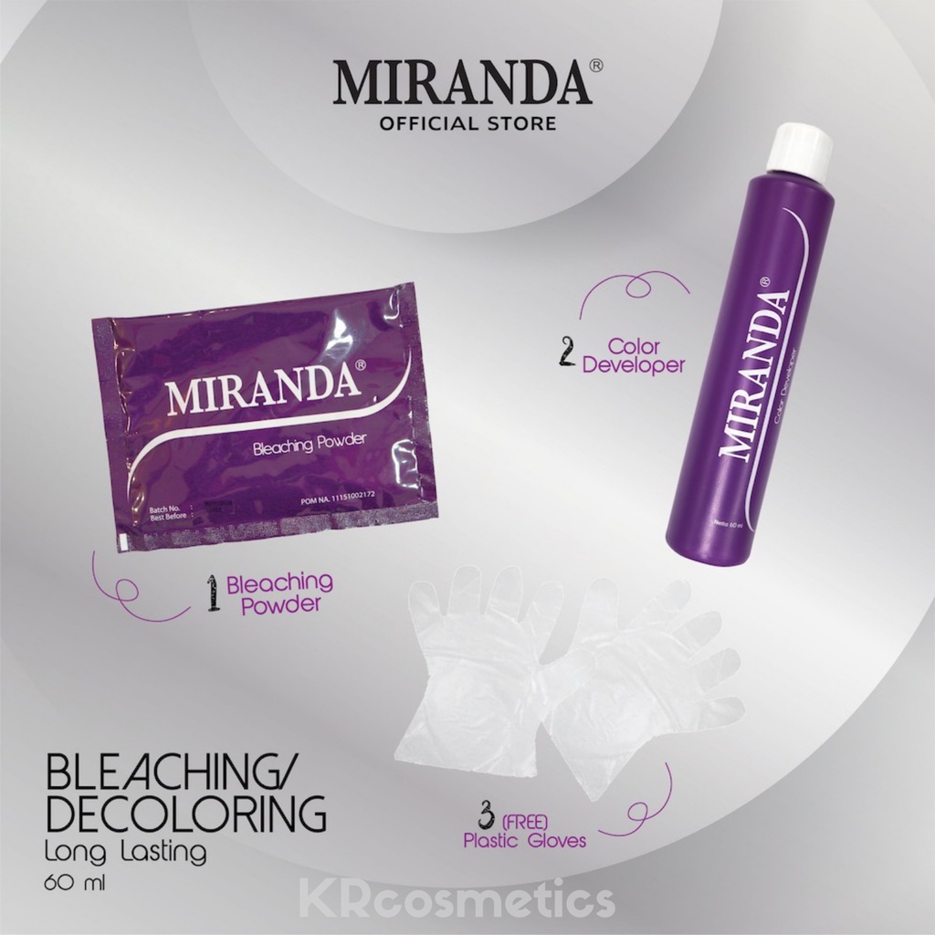 Miranda Hair Color/Cat rambut /Pewarna Rambut 30ml - pikok rambut miranda