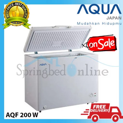 Cheest Freezer by Aqua AQF 200 W Garansi Resmi