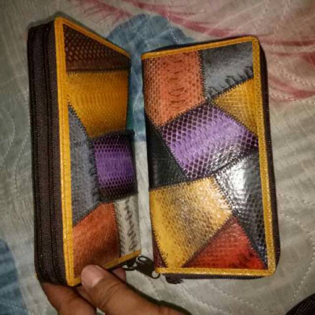 Dompet wanita kulit ular asli