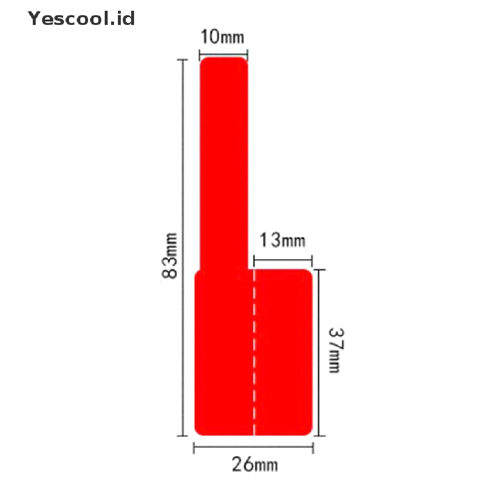 30 Pcs / Lembar Label Identifikasi Warna-Warni Tahan Air