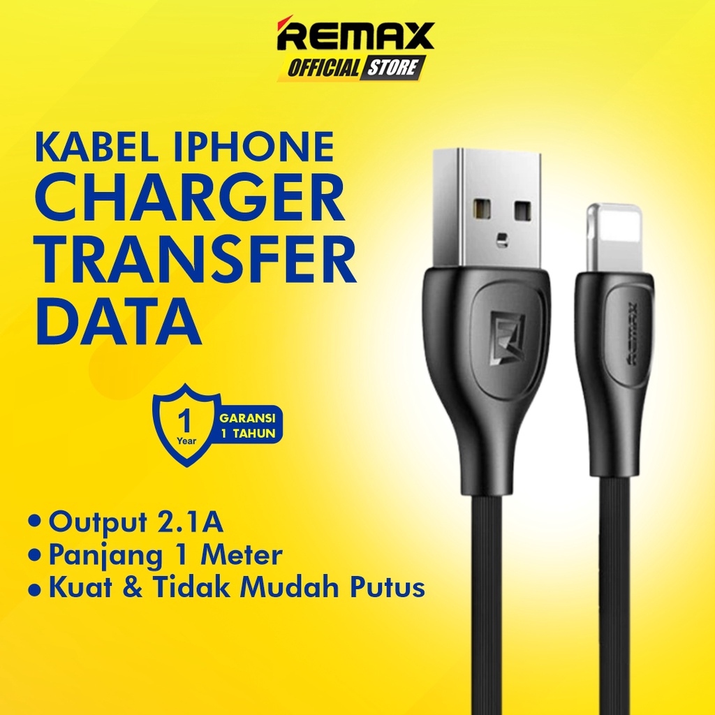 REMAX Lesu Pro Kabel Data Charger Lightning 1m RC-160I