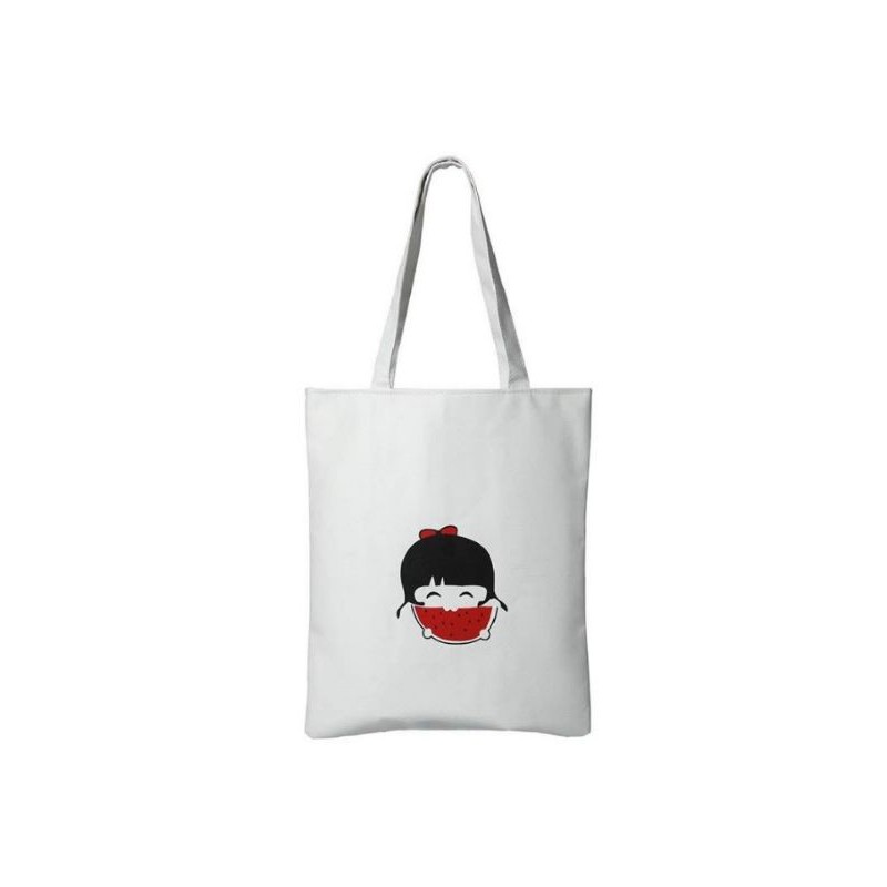 Totebag resleting eat watermelon hioki