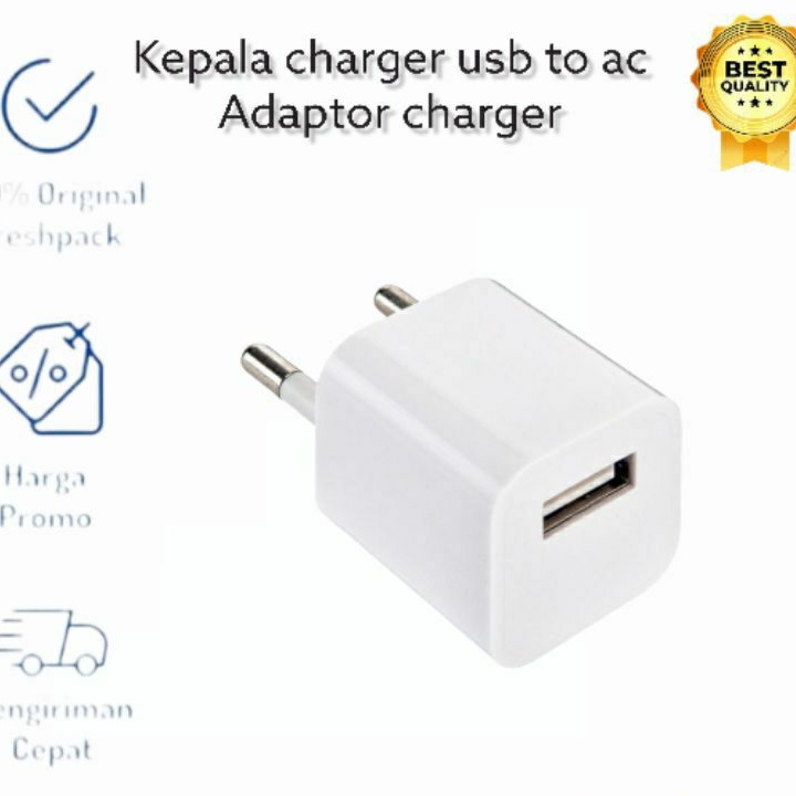 kepala charger / batok charger usb / oversteker usb to ac power