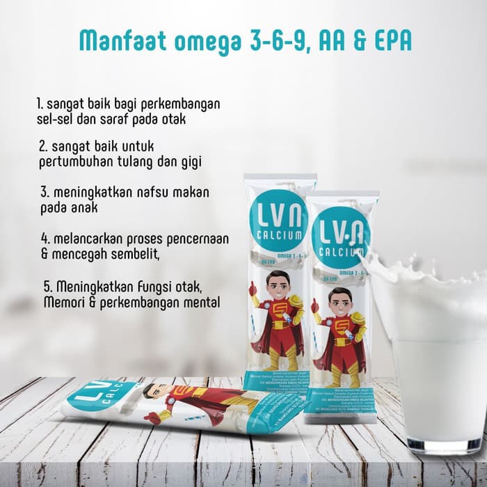 PRODUK ORIGINAL PT.BEST  LVN CALCIUM - AGEN TERMURAH 100% ORIGINAL -  VITAMIN UNTUK ANAK
