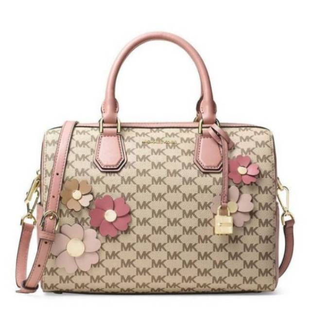 michael kors mk mercer fawn satchel original bag ori tas authentic