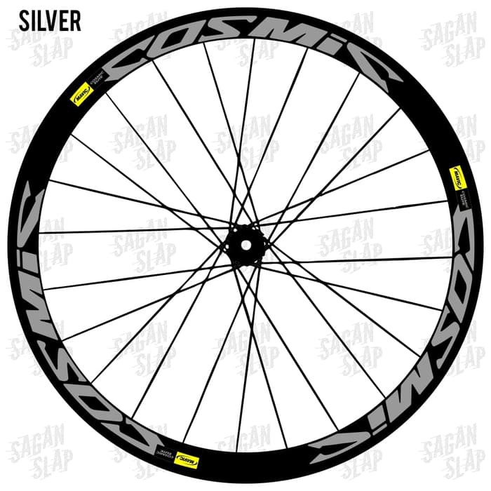READY  Stiker Decal Rims Mavic Cosmic Lebar Sticker 3 Cm Rim 700c
