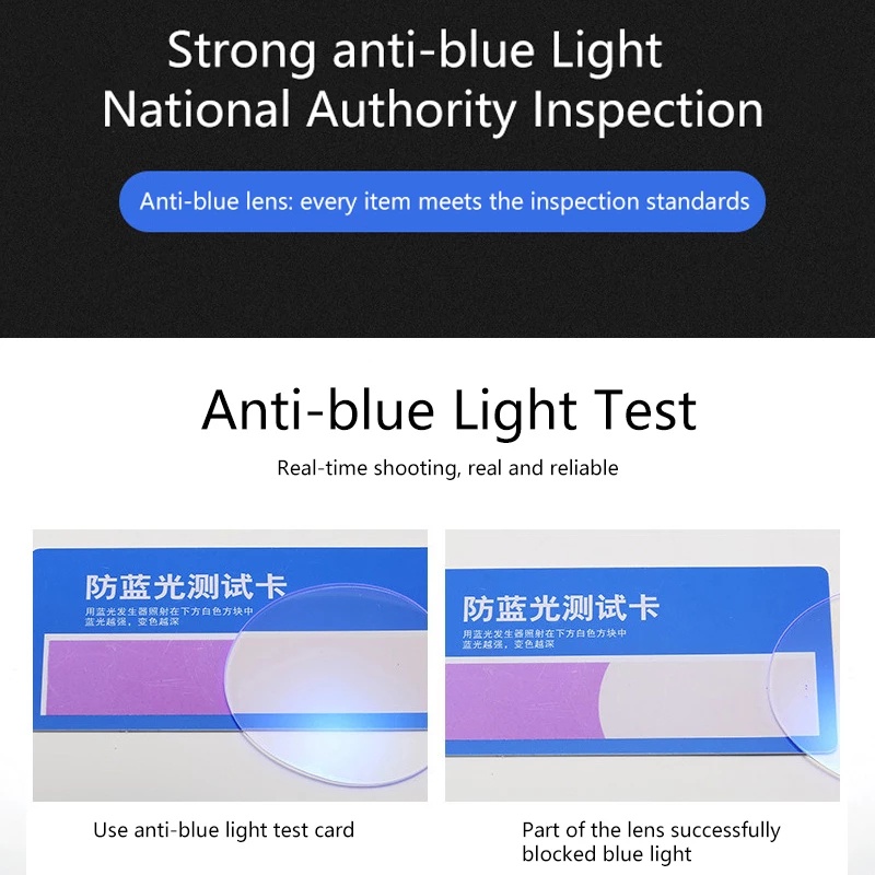 New Fashion Unisex Blue Light Blocking Anti Eye Eyestrain Gaming Reading Vintage Round Frame Polarized Sunglasses / Anti Glare UV Ray Filter Lightweight Eyeglasses For Men and Women