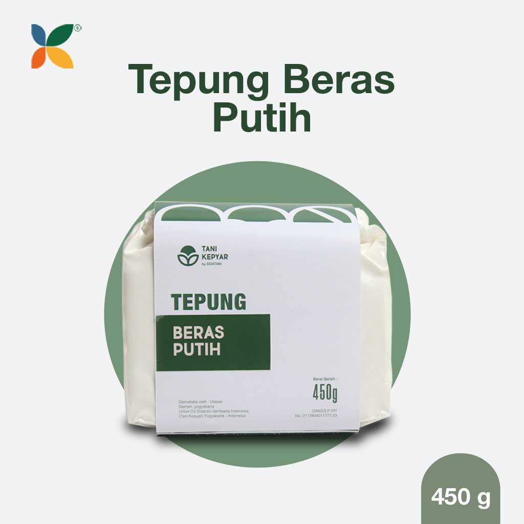 

Tepung Beras Putih Tani Kepyar 450gr | Tepung Organik | Tepung Beras Premium