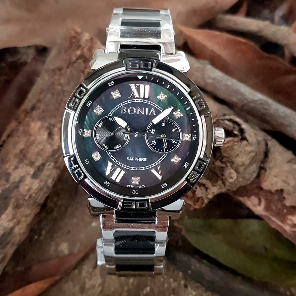 JAM TANGAN WANITA REAL LIMITED BONIA BNB10503 QUARTZ MEWAH IMPORT GARANSI 1 TH