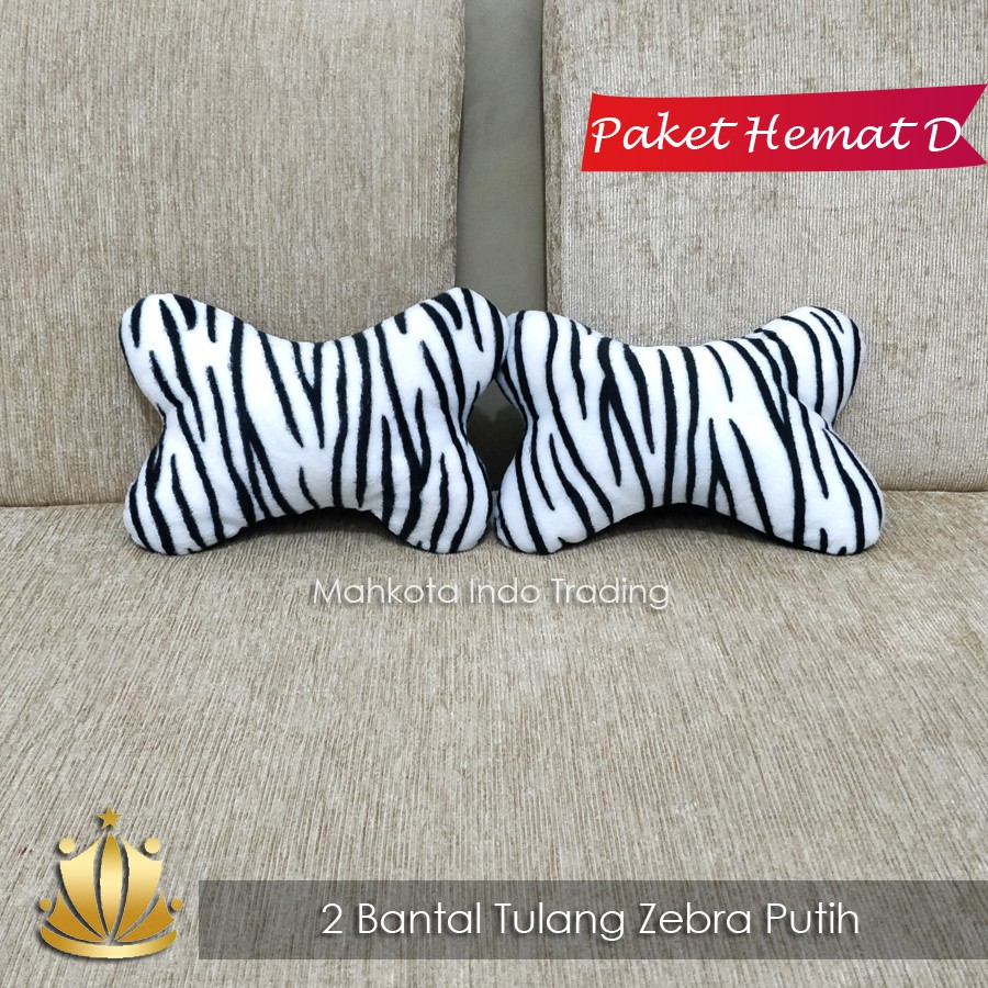 BANTAL MOBIL LORENG PUTIH / TEMPAT SAMPAH ZEBRA / AKSESORIS MOBIL ZEBRA PAKET HEMAT