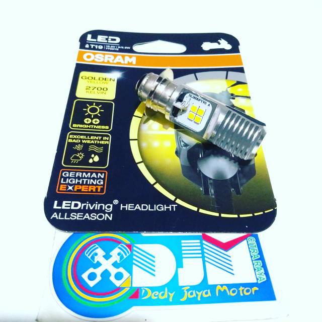 LAMPU DEPAN LED YELLOW OSRAM BEAT FI,NEW BEAT ESP 2700 KELVIN