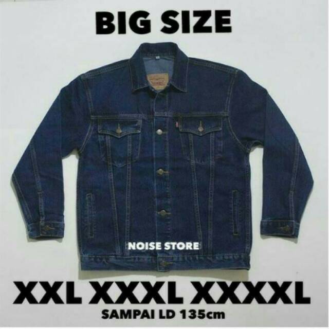 Jaket Jeans Bio Wash Big Size Premium