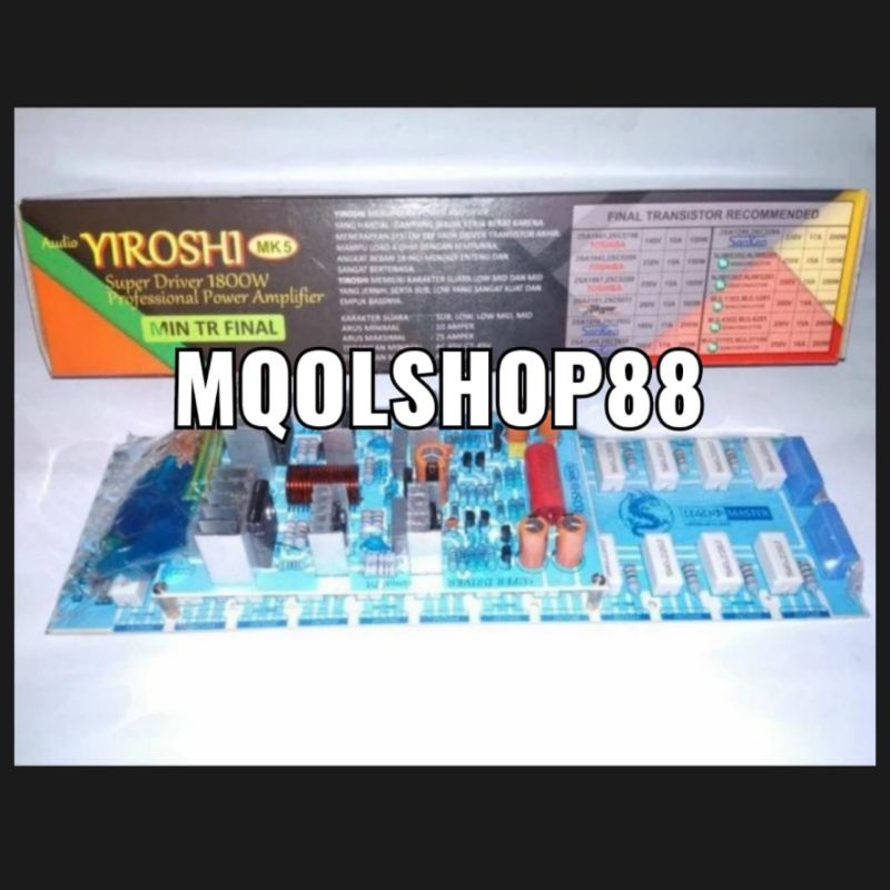 KIT POWER SUPER DRIVER YIROSHI MK 5 min TR/ Yiroshi MK5/TR