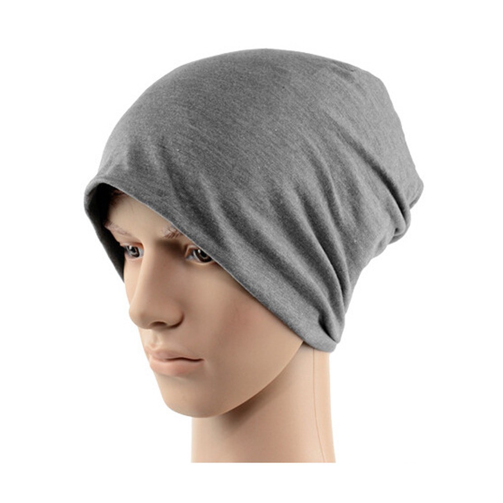 Topi Kupluk Pria Bahan Katun Campuran Hangat untuk Ski Topi Kupluk Pria Bahan Katun Campuran Hangat untuk Ski