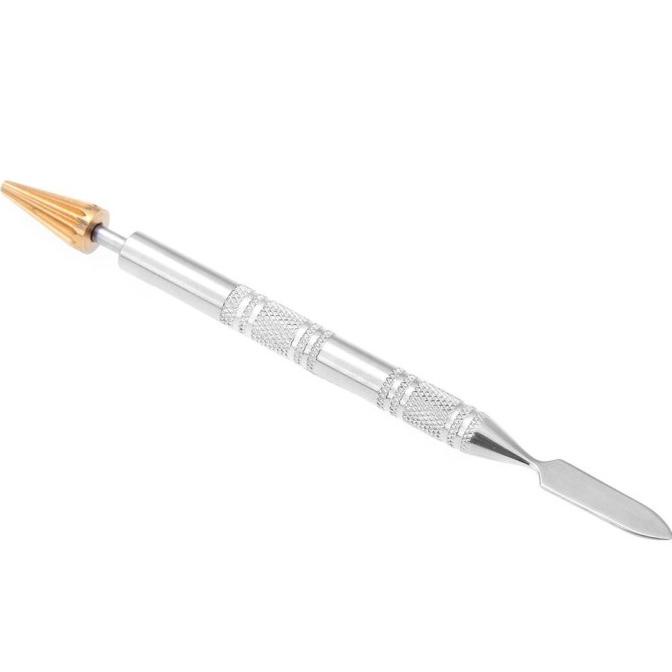 

Dual Head Brass Head Leather Edge Oil Dye Pen Paint Roller Tool For