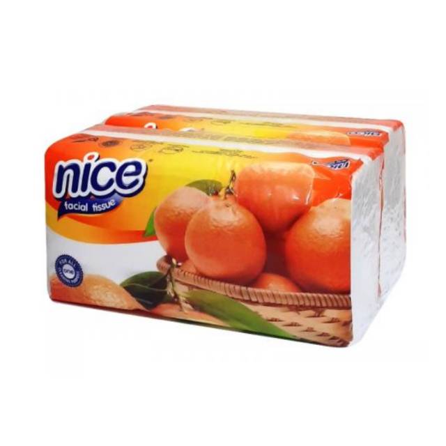 NICE Facial Tissue [200 sheet/Soft Pack] Isi 2Bungkus