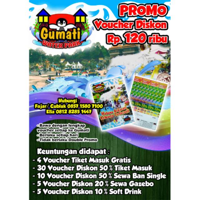 Voucher Tiket Gratis Dan Diskon Gumati Waterpark Sentul Bogorq