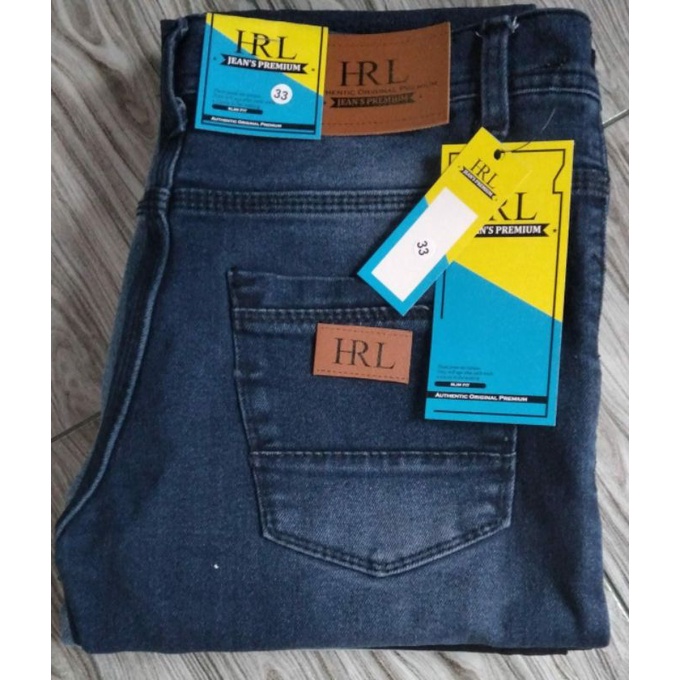 Celana Jeans Slim Fitstret melar H R L walitas Premium Dengan Harga Terjangkau