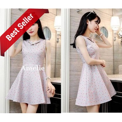 NEW Dress Import Sexy Party Mini Gaun Pesta Bunga Korea Pink Green Blue Wanita Murah