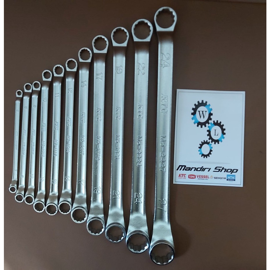 PAKET KUNCI RING RING SET ISI 11 PC KTC