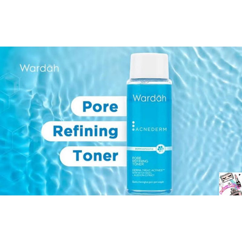 ☃Cutezz_Ching1☃Wardah Acnederm Pore Refining Toner 100ml