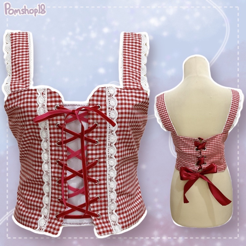 Pretty Corset Top Lolita Kawaii fashion