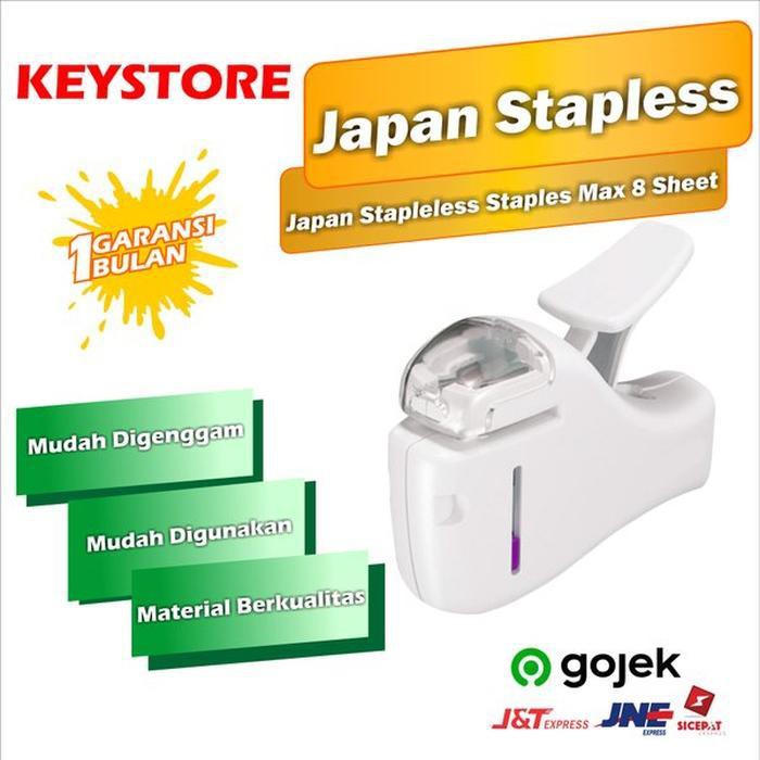 

Staples Tembak Japan Stapleless Max 8 Sheet
