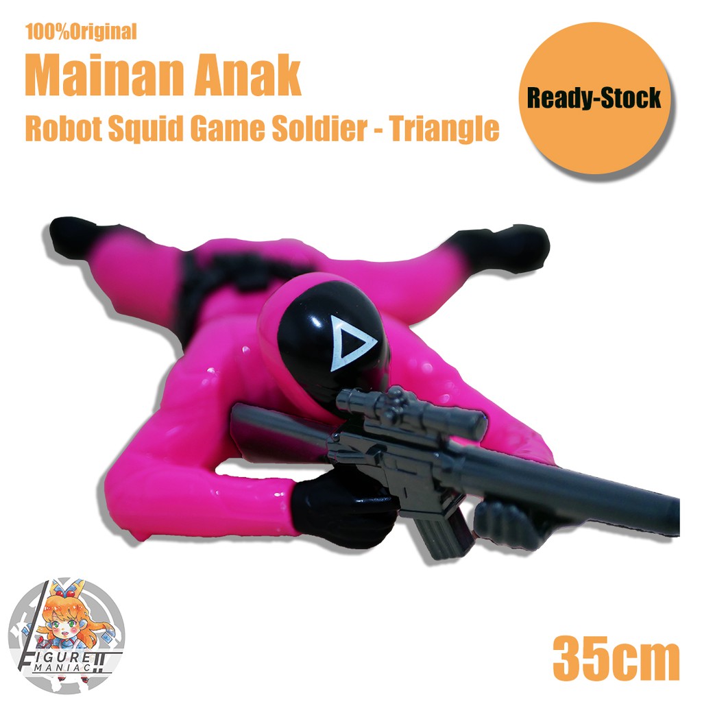 Mainan Anak -  Squid Game Soldier Toy Robot Bombing Session Perang Tentara Mainan lucu Murah Mainan Games Korea Mainan anak