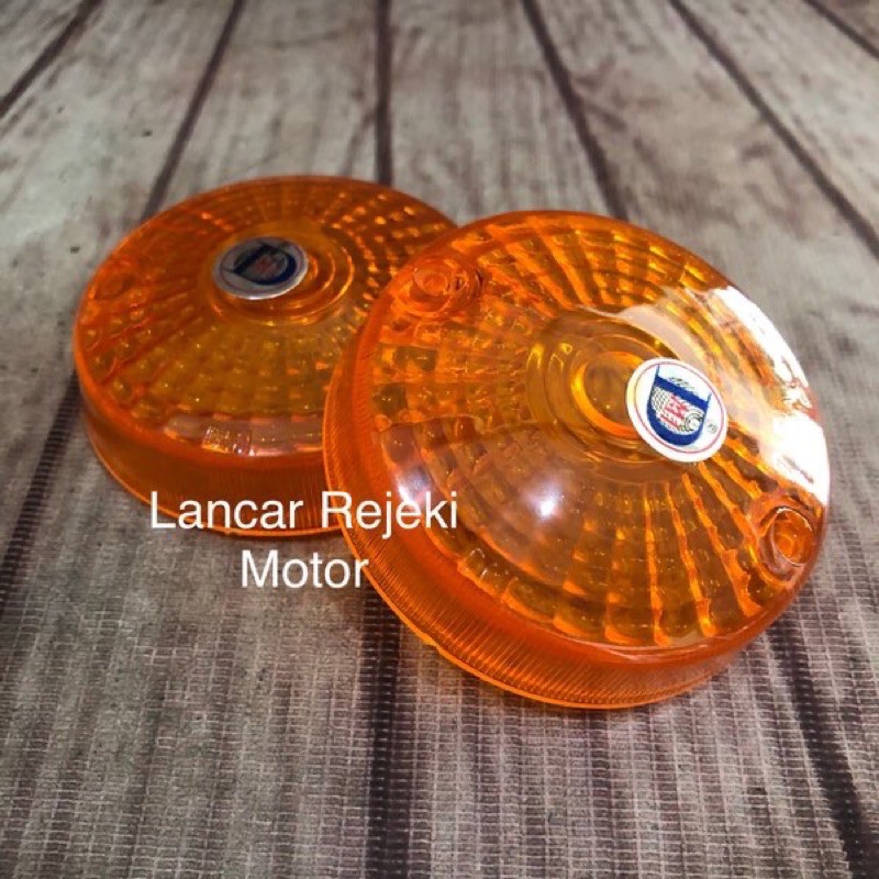 sepasang mika kaca reting sein suzuki gp 100 125 ts 100