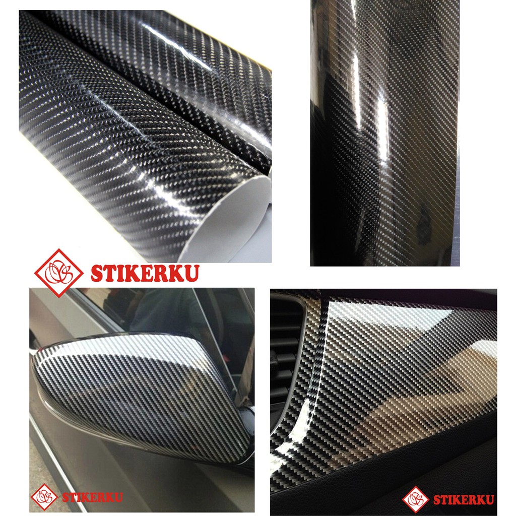 Stiker Karbon 5D/ Wall Sticker / Stiker motor/ karbon 5 dimensi