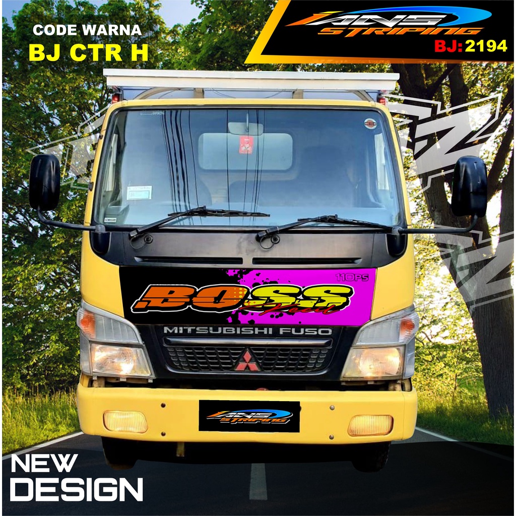 VARIASI STIKER KAP DEPAN TRUK FUSO / STIKER KABIN TRUK RAGASA,UMPLUNG / STIKER KAP CUP DEPAN TRUK DINA,FUSO