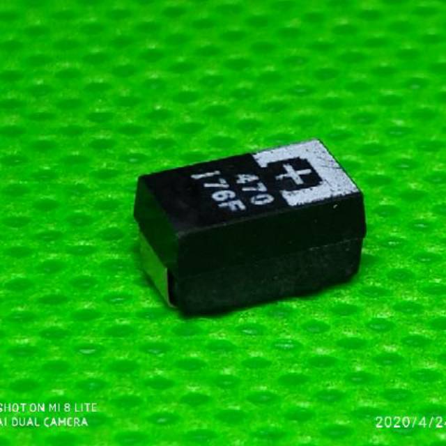 Kapasitor tantalum 470uf 470 uf 6.3 volt original nec tokin
