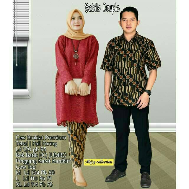Sabila Brokat Couple Jumbo