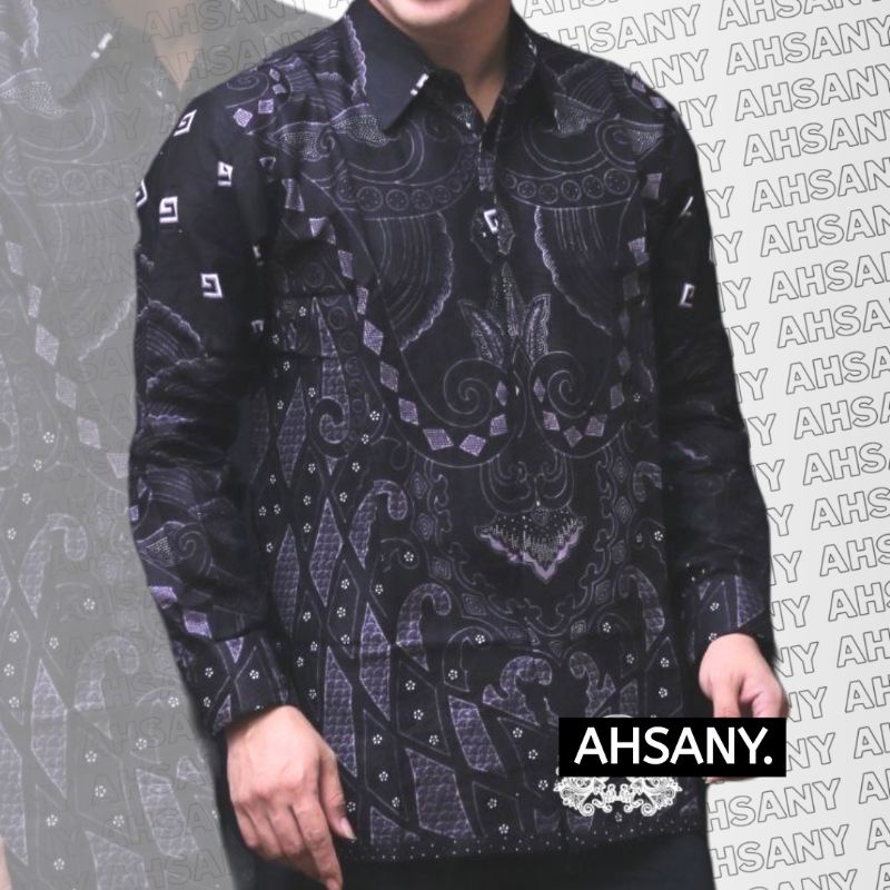 Kemeja Batik Pria Lengan Panjang Bahan Halus Terbaru Tidak Luntur Bisa Cod Seragam Kantor Kerja Halus Guru PNS